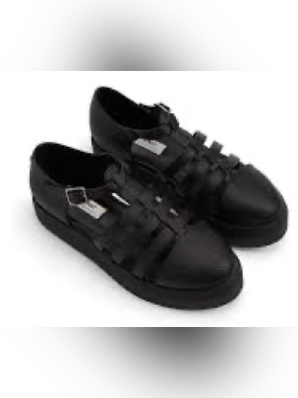 Matt & Nat Black Chunky Platform Mary Jane Shoes